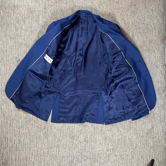 Men's Blue Three Piece Suit